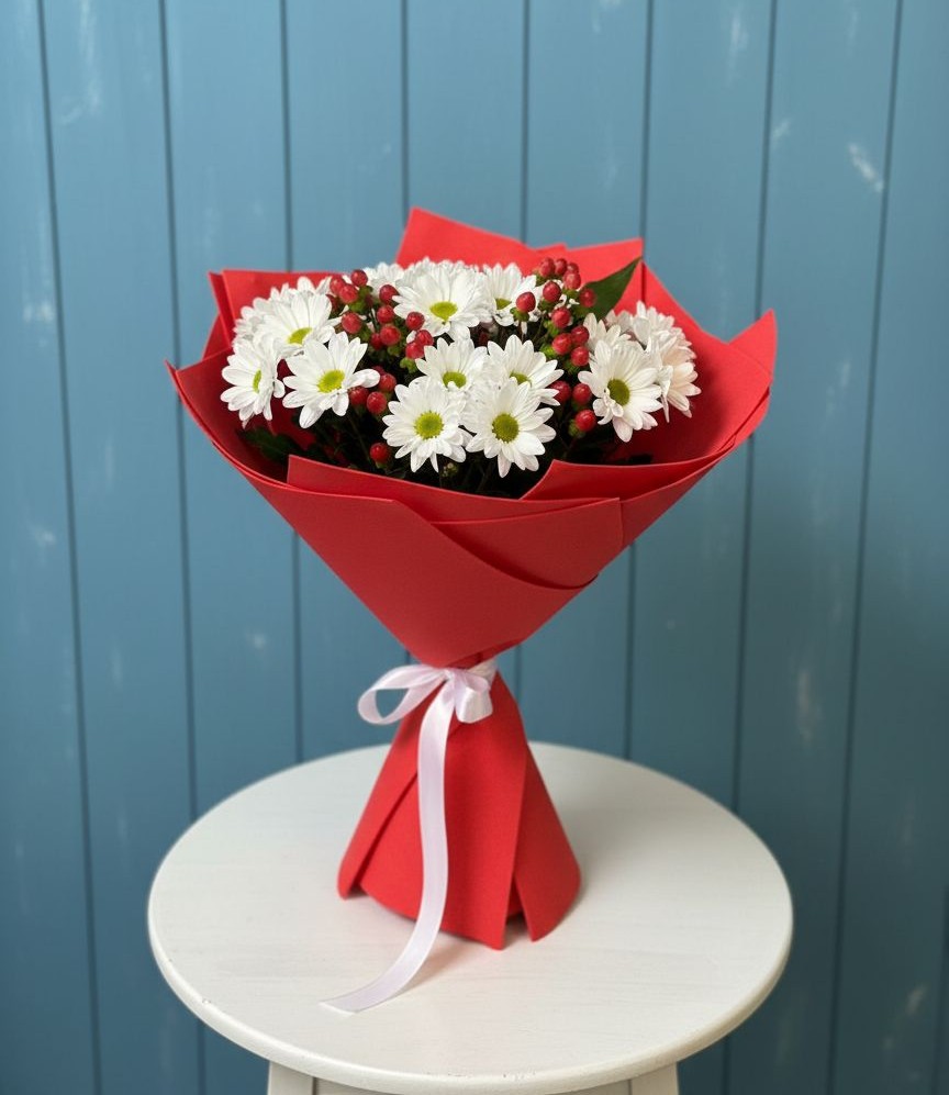 Букет цветов из: Хризантемы в Асбесте