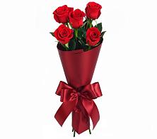 Букет 5 Красных роз Эдлесс Лав в Асбесте
