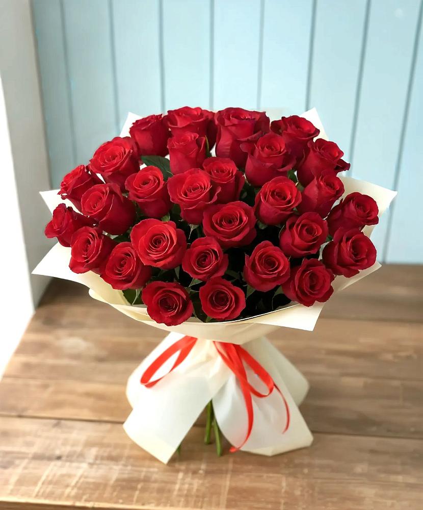 Букет 29 Красных роз в Асбесте