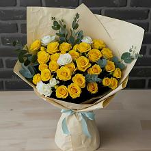 Букет цветов из:  Розы в Асбесте