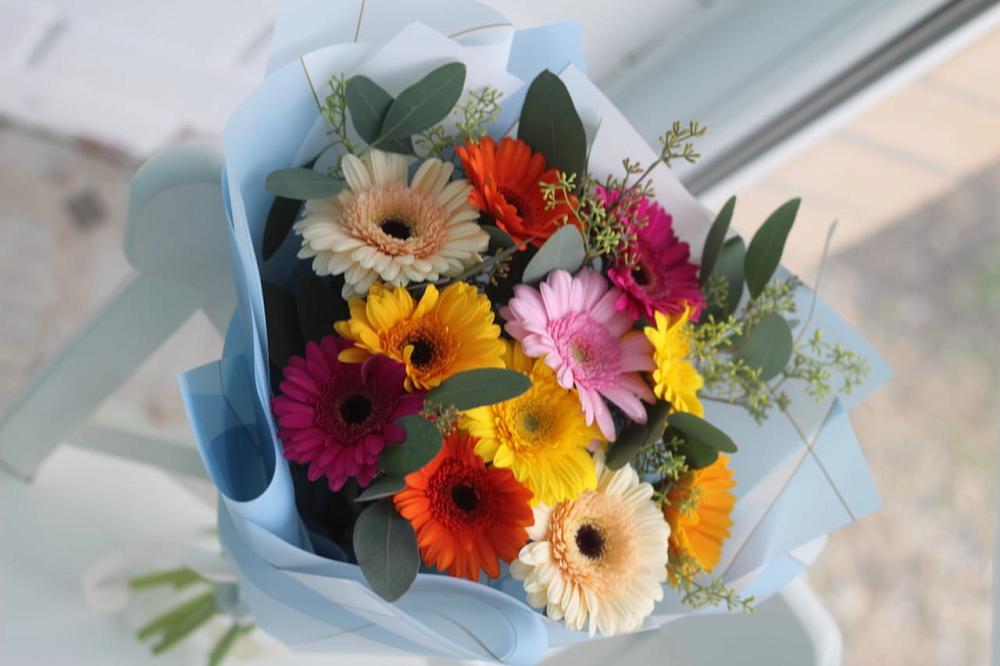 Букет цветов из: Герберы в Асбесте