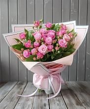 Букет Розовый кустик в Асбесте