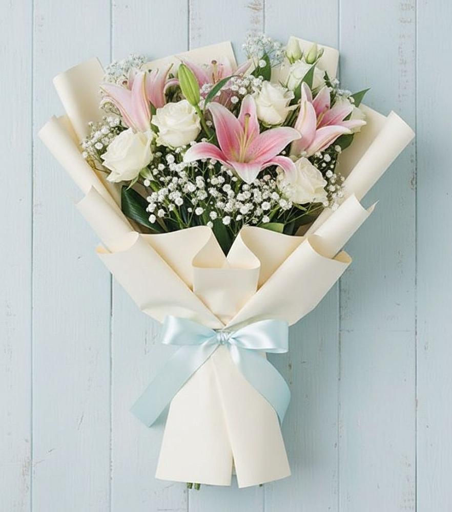 Букет цветов из: Лилии в Асбесте