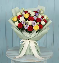 Букет цветов из:  Розы в Асбесте