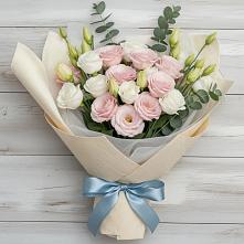 Букет цветов из:  Лизиантусы в Асбесте