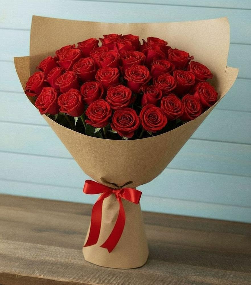 Букет Красные розы Милано в Асбесте