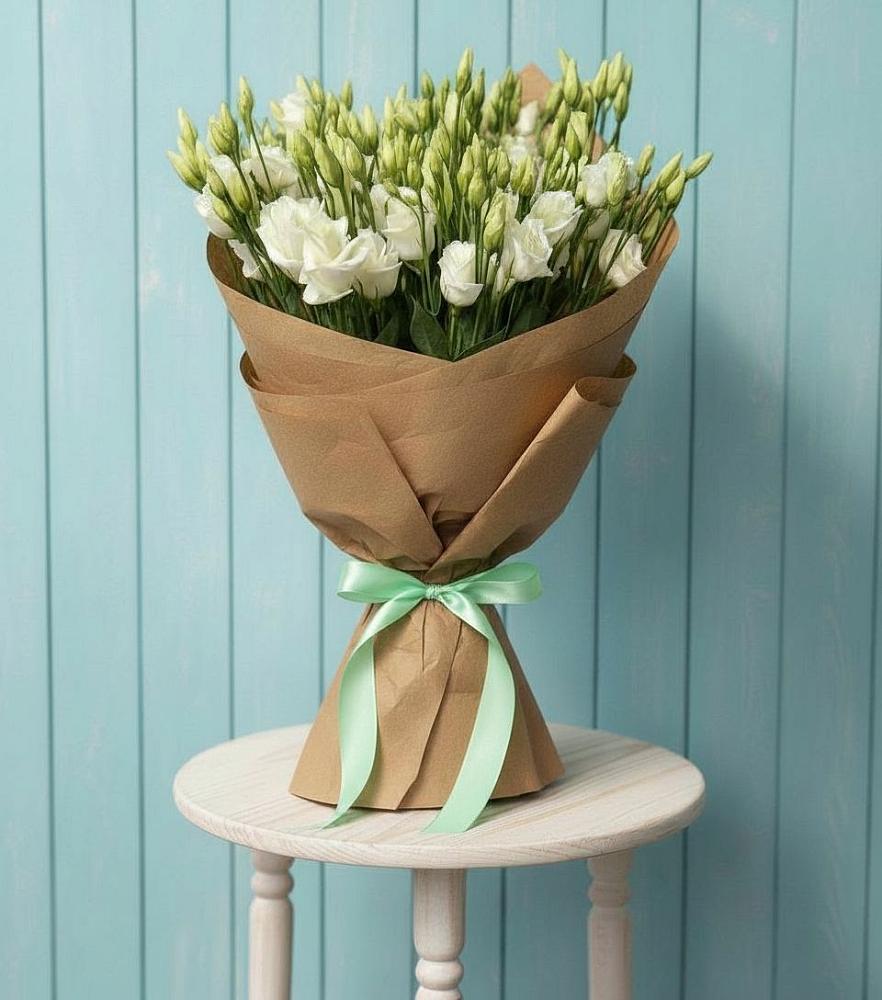 Букет цветов из: Лизиантусы в Асбесте