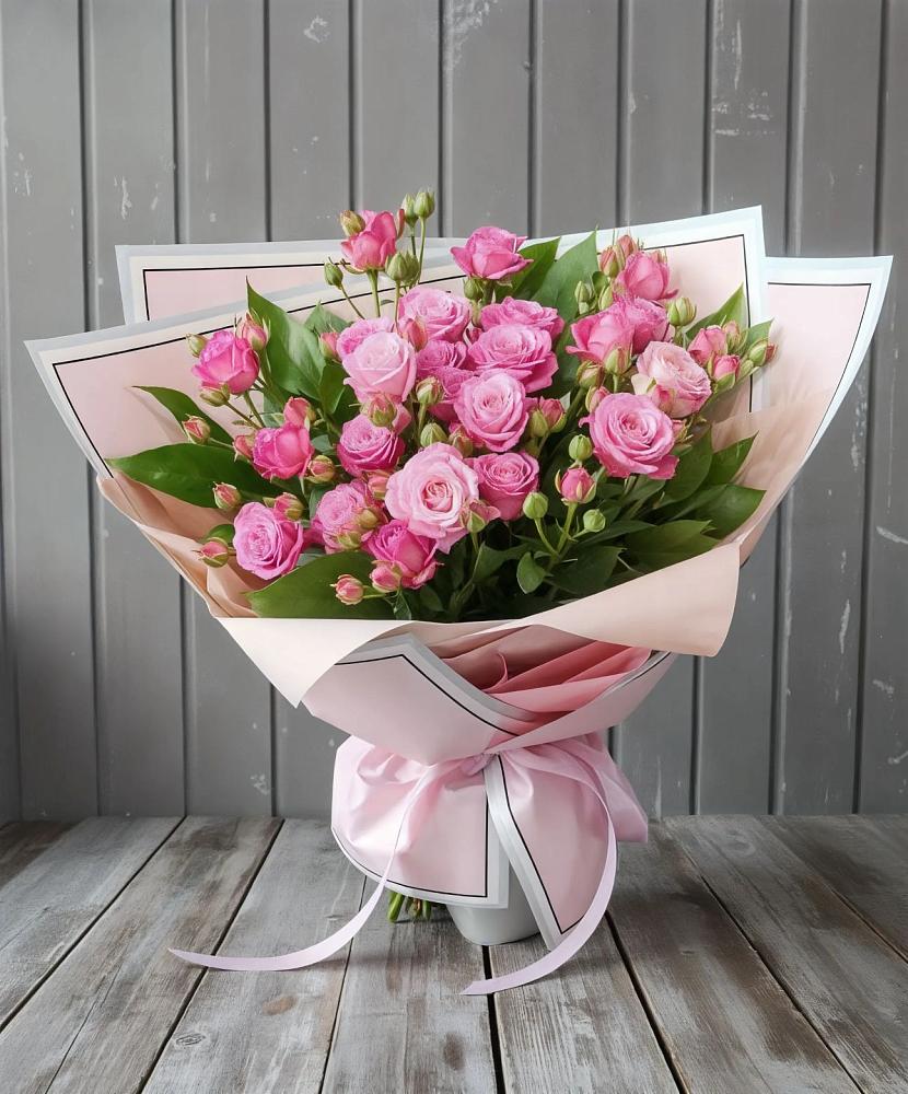 Букет Розовый кустик в Асбесте