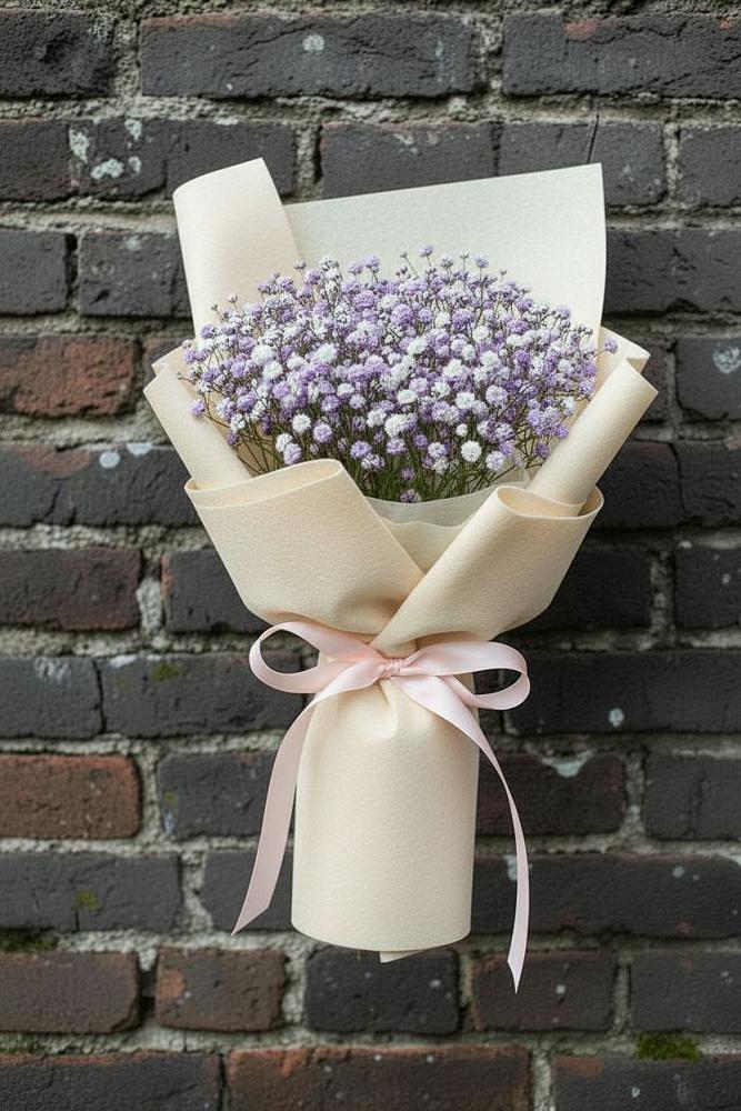 Букет цветов из: Гипсофила в Асбесте