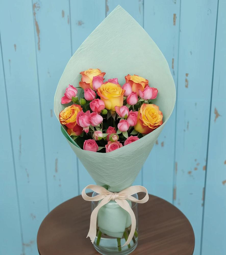 Букет цветов из: Розы в Асбесте