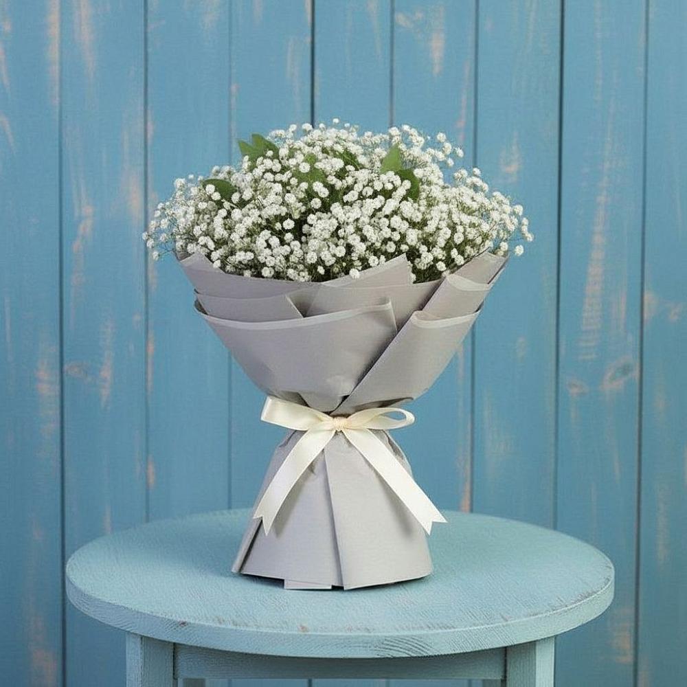 Букет цветов из: Гипсофила в Асбесте