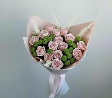 Букет цветов из:  Розы и Хризантемы в Асбесте