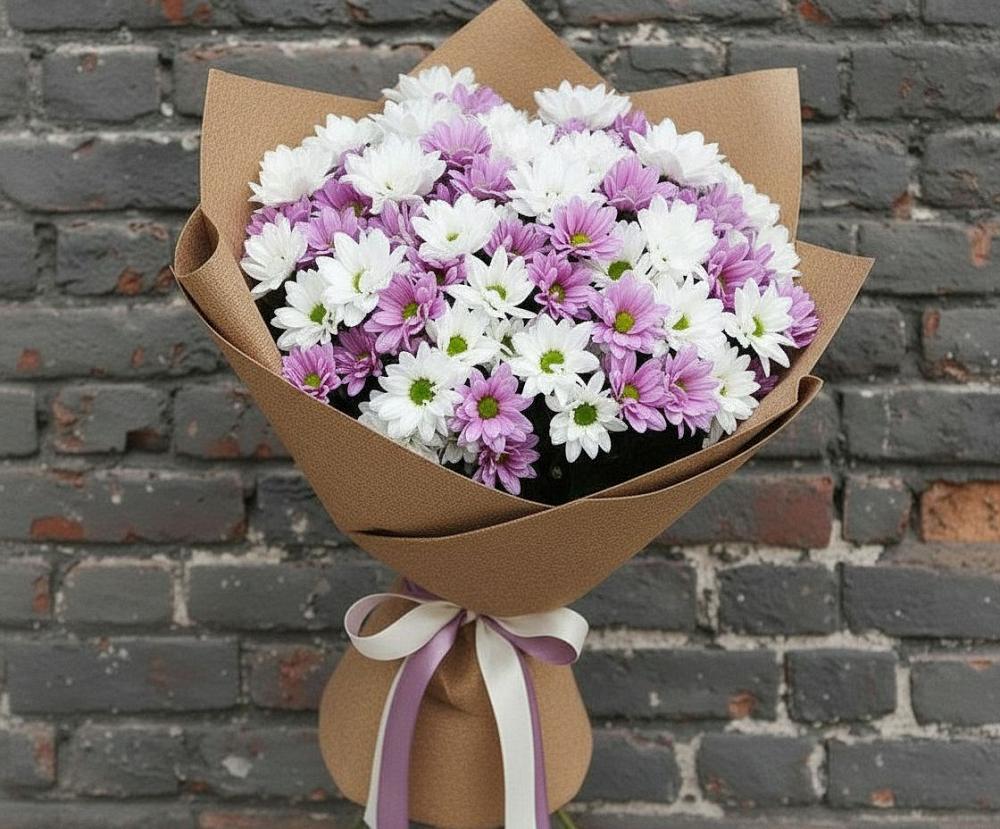 Букет цветов из: Хризантемы в Асбесте