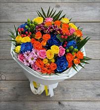 Букет цветов из:  Розы и Хризантемы #REPLACE_PRED# Асбесте