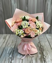 Букет цветов из:  Гвоздики, Розы и Хризантемы #REPLACE_PRED# Асбесте