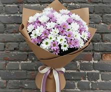 Букет цветов из:  Хризантемы #REPLACE_PRED# Асбесте