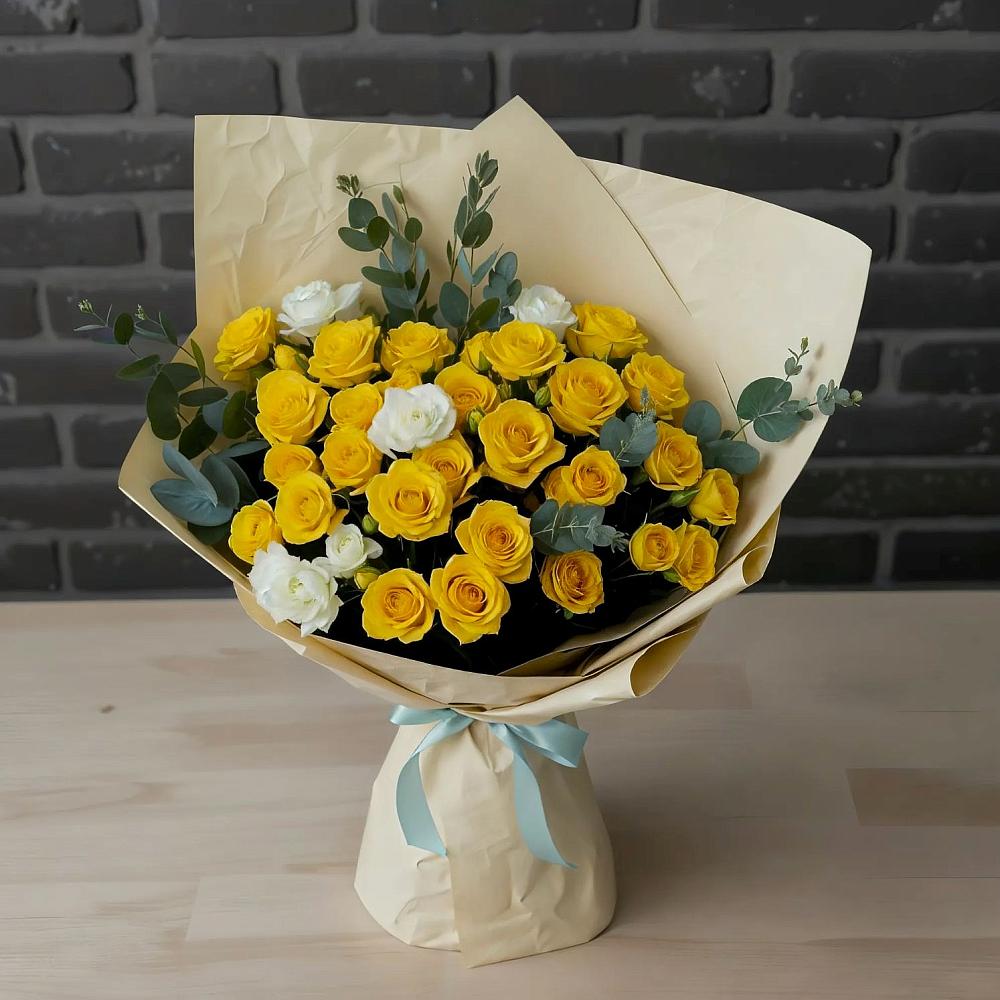 Букет цветов из: Розы в Асбесте