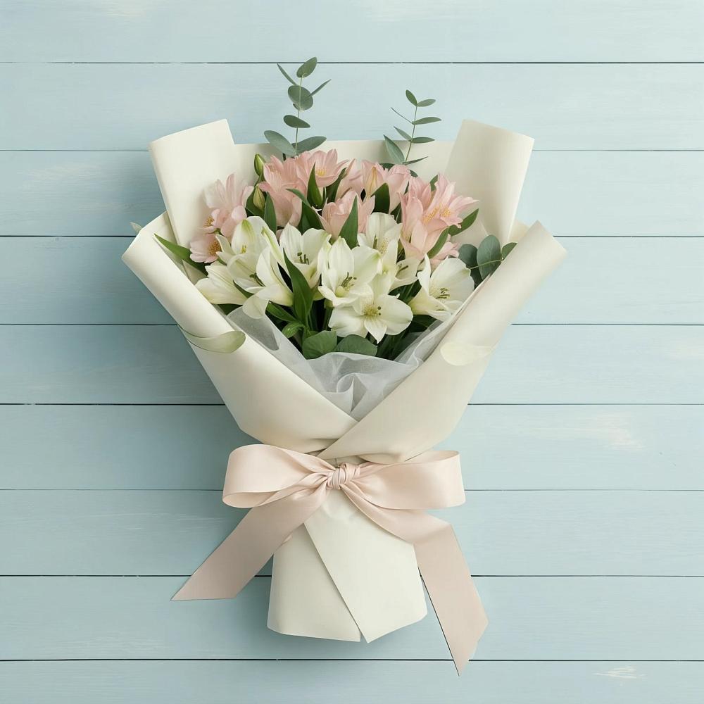 Букет цветов из: Альстромерии в Асбесте