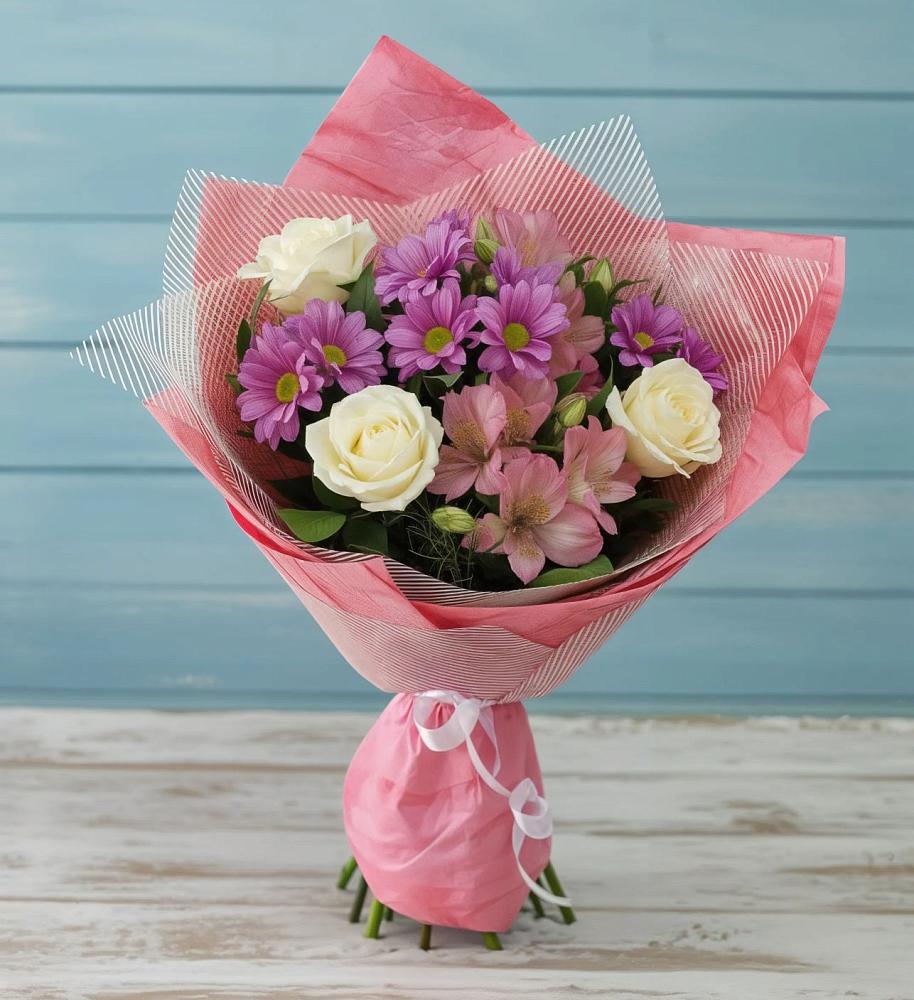 Букет цветов из: Герберы в Асбесте