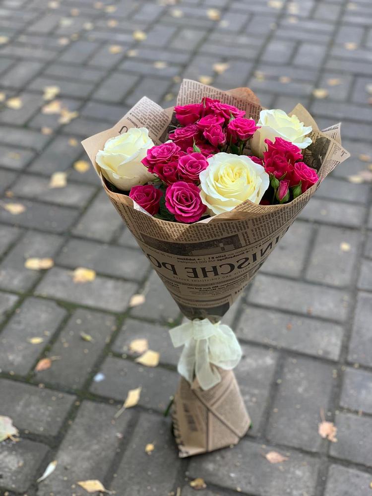 Букет цветов из: Розы в Асбесте